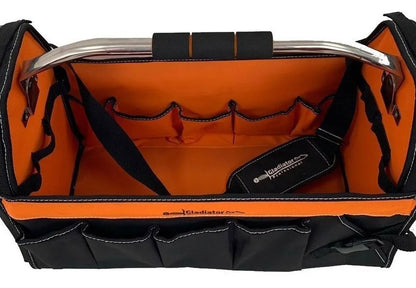 Combo Aspiradora de mano recargable BWAME18/1 y Bolso para herramientas abierto BTA-840