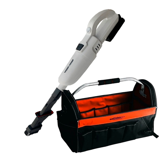 Combo Aspiradora de mano recargable BWAME18/1 y Bolso para herramientas abierto BTA-840